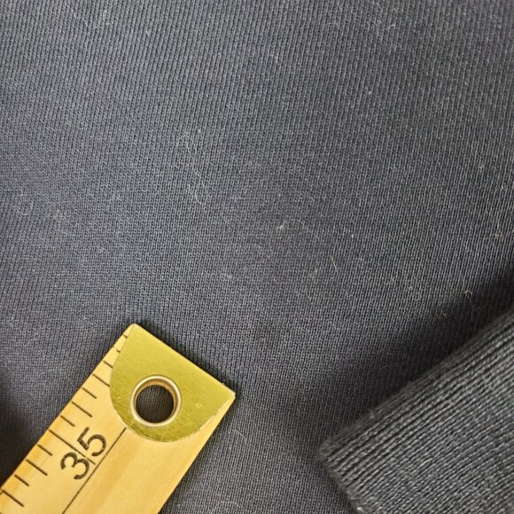 Brooks Brother Men's Sweater Navy Blue Size Sz Med Pullover  1/4 Zip Long Sleeve - Picture 2 of 10